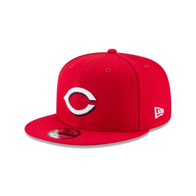 MLB Cincinnati Reds Team Color Basic 9Fifty Snapback (TDL9027) - Red New Era Caps